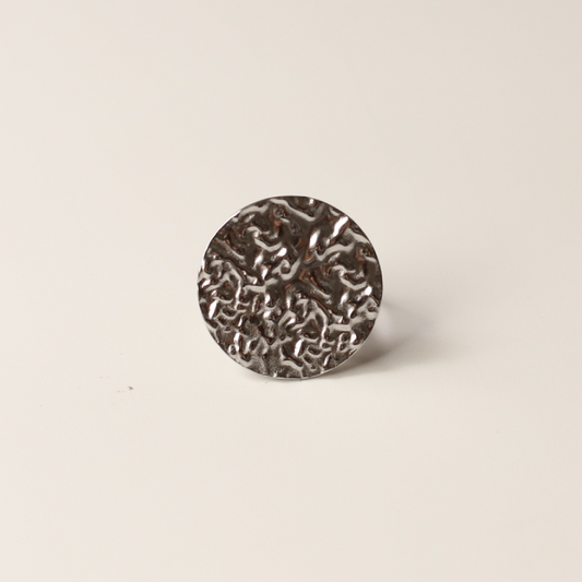 Anillo arrugas plata