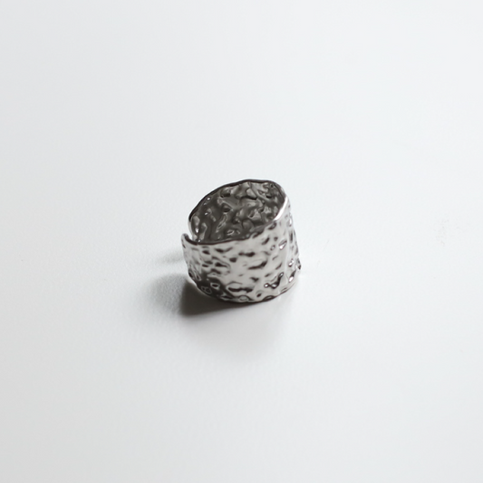 Anillo arrugas mini plata