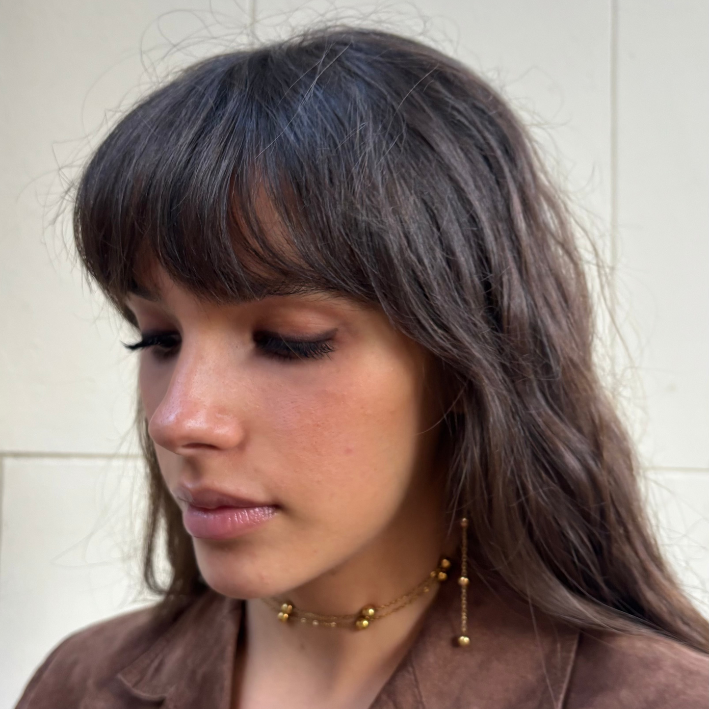 Collar gota oro