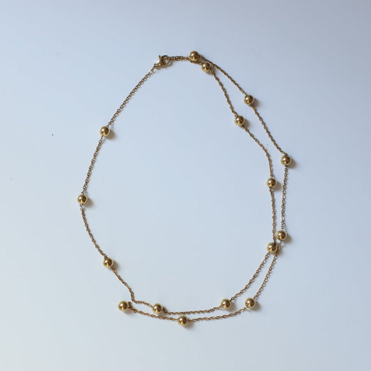 Collar gota oro