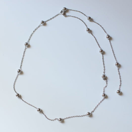 Collar gota plata