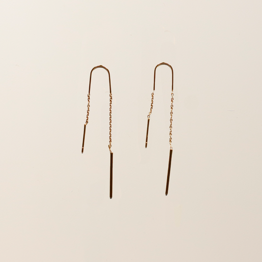 Pendientes colgantes oro mini