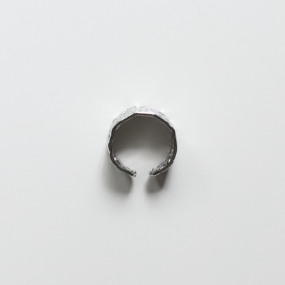 Anillo arrugas mini plata