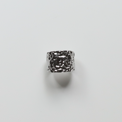 Anillo arrugas mini plata