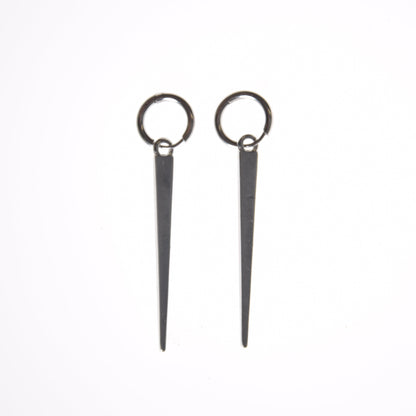 Pendiente pincho plata