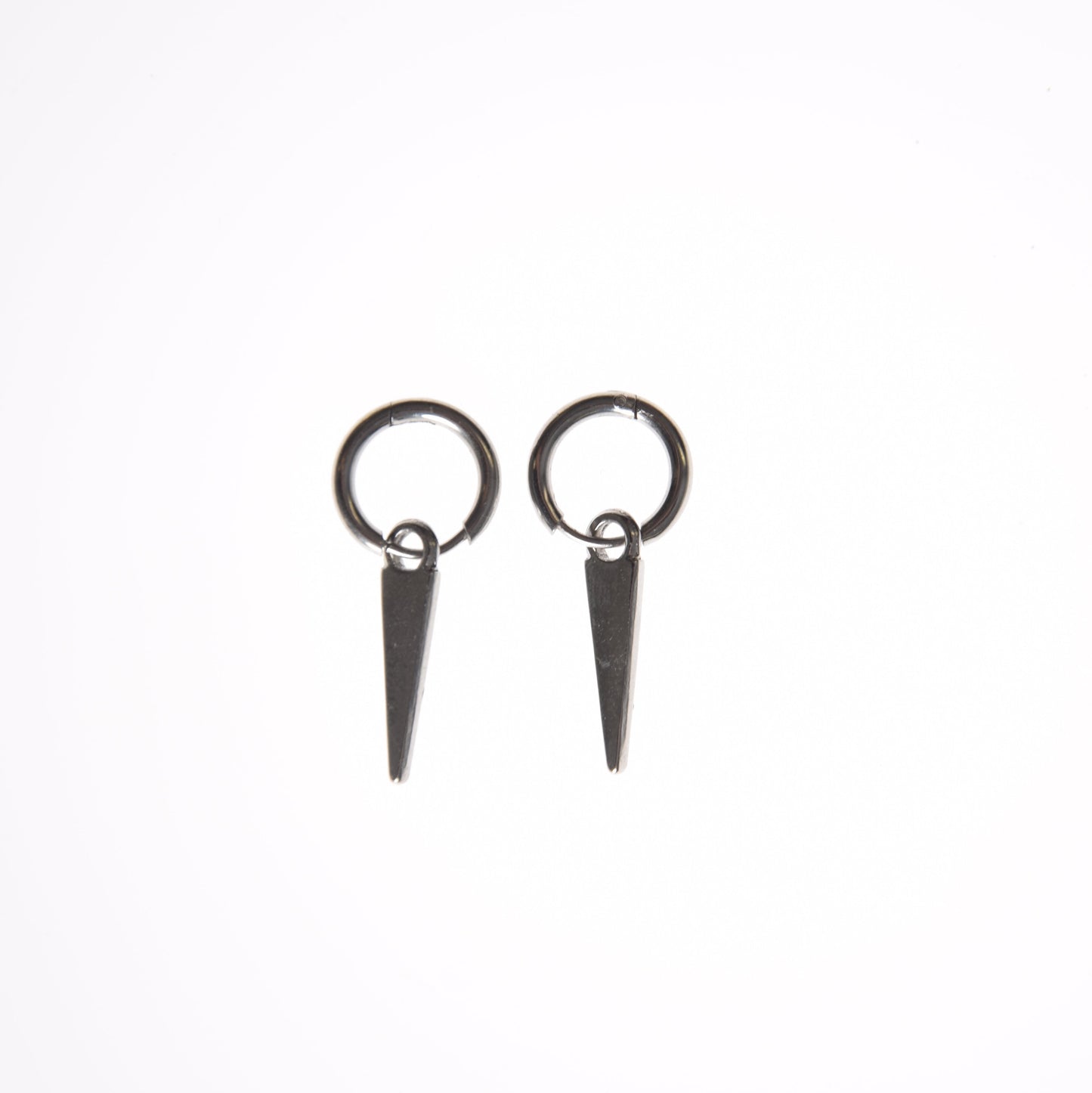 Pendientes pincho mini plata