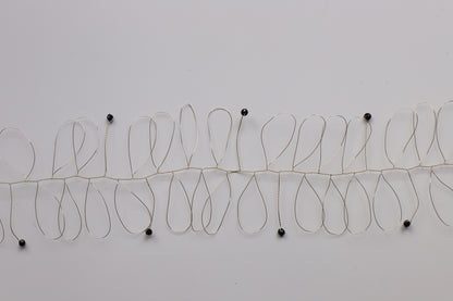 Chocker petalos plata
