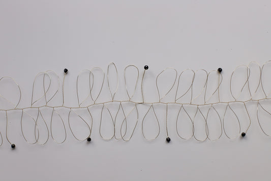 Chocker petalos plata