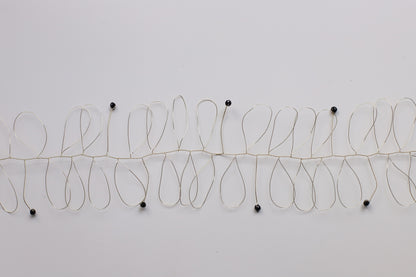 Chocker petalos plata