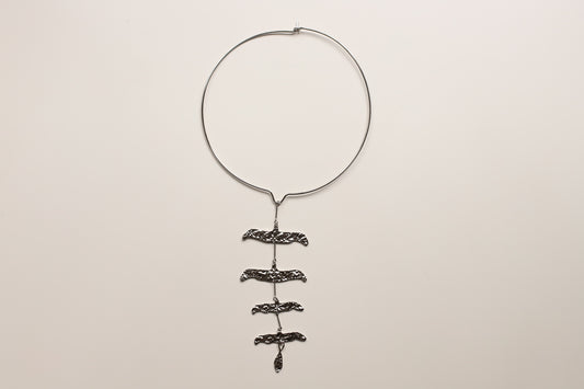 Chocker placas plata