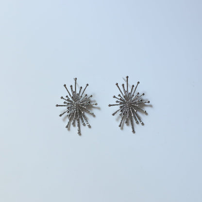Pendientes destello plata