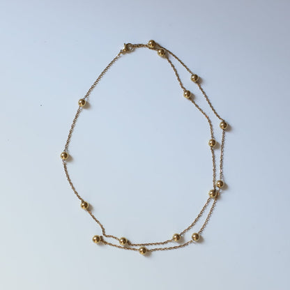 Collar gota oro