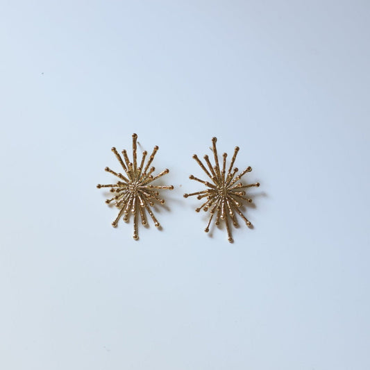 Pendientes destello oro