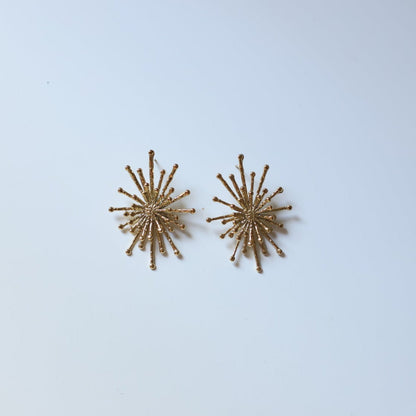 Pendientes destello oro