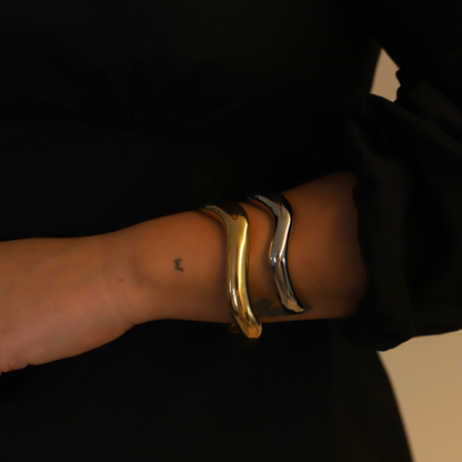 Brazalete irregular oro